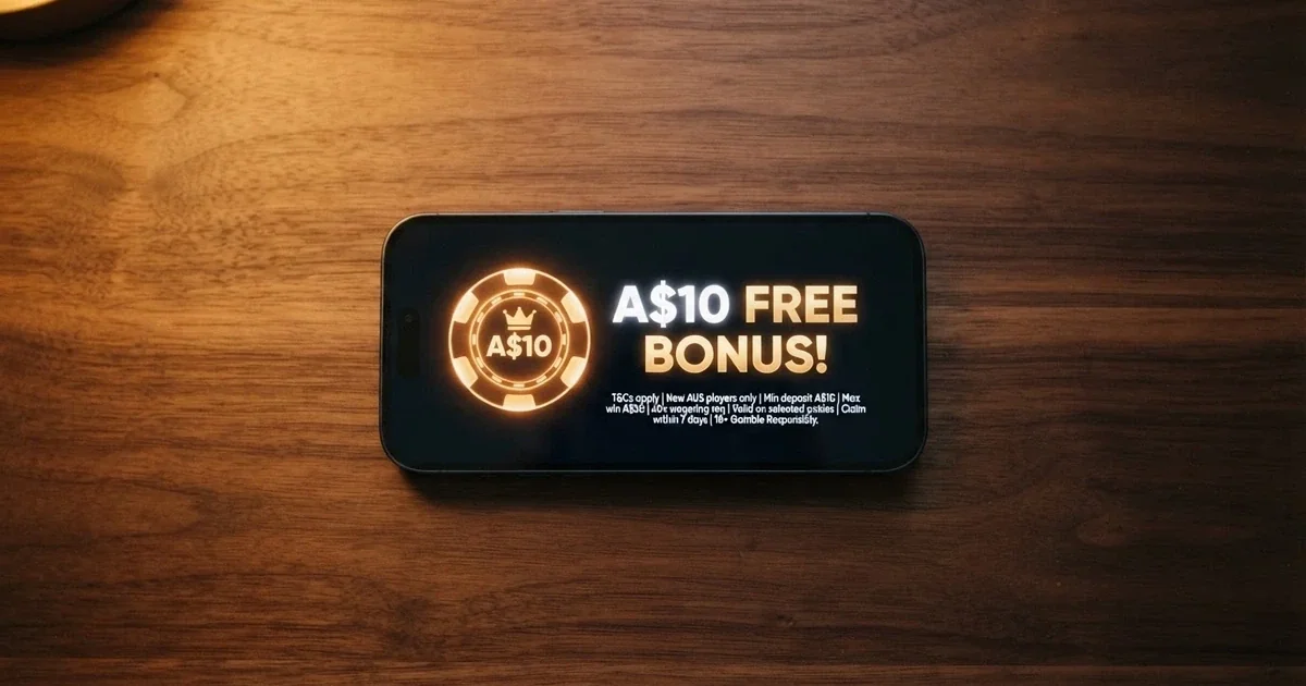 $10 PayID No-Deposit Bonus in Australia — What You Actually Get