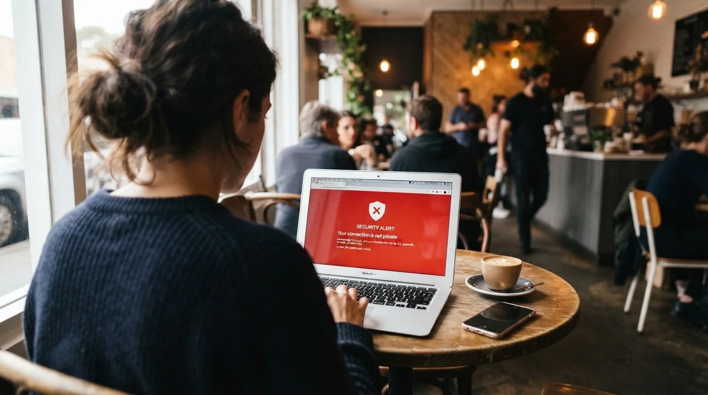 ACMA website-blocked warning screen displayed on a gambling site landing page