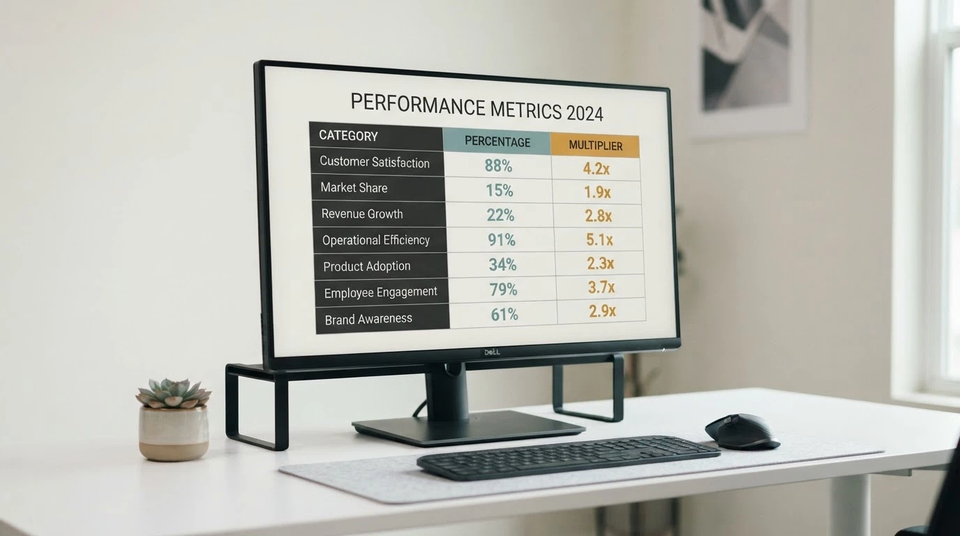 A clean comparison-table layout on a screen, with operator names down the left, bonus match percentages in a centre column, and wagering multiples highlighted in a contrasting colour on the right