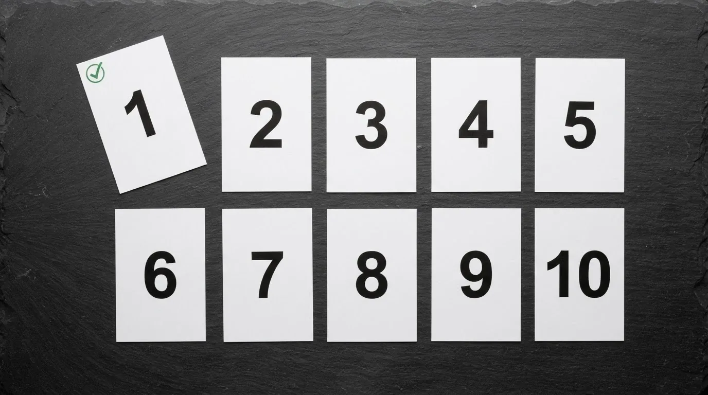 A side-by-side arrangement of casino brand cards in a ranking layout, with one card pulled forward and marked as verified